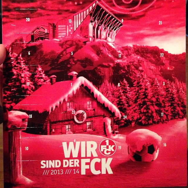 Better late than never! #adventskalender #1.FCK #weihnachten