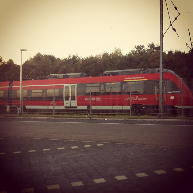 Waiting to pick up Papa #germany #expat #trains